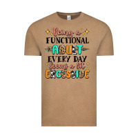 Vintage Coffee being a functional adult every day seems  a bit ex Vintage Tee - MaliasSmallBusiness