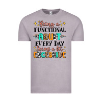 Vintage Zinc being a functional adult every day seems  a bit ex Vintage Tee - MaliasSmallBusiness
