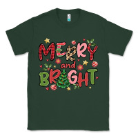 Sports Green merry and bright Classic Tee - MaliasSmallBusiness