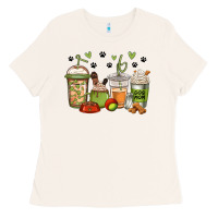 Bone dog mom coffee Ladies Tee - Jasminsmagicworld