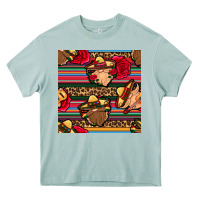 Arona mexican gnomes seamless pattern Heavy Core Tee - BundleAndBundleShop