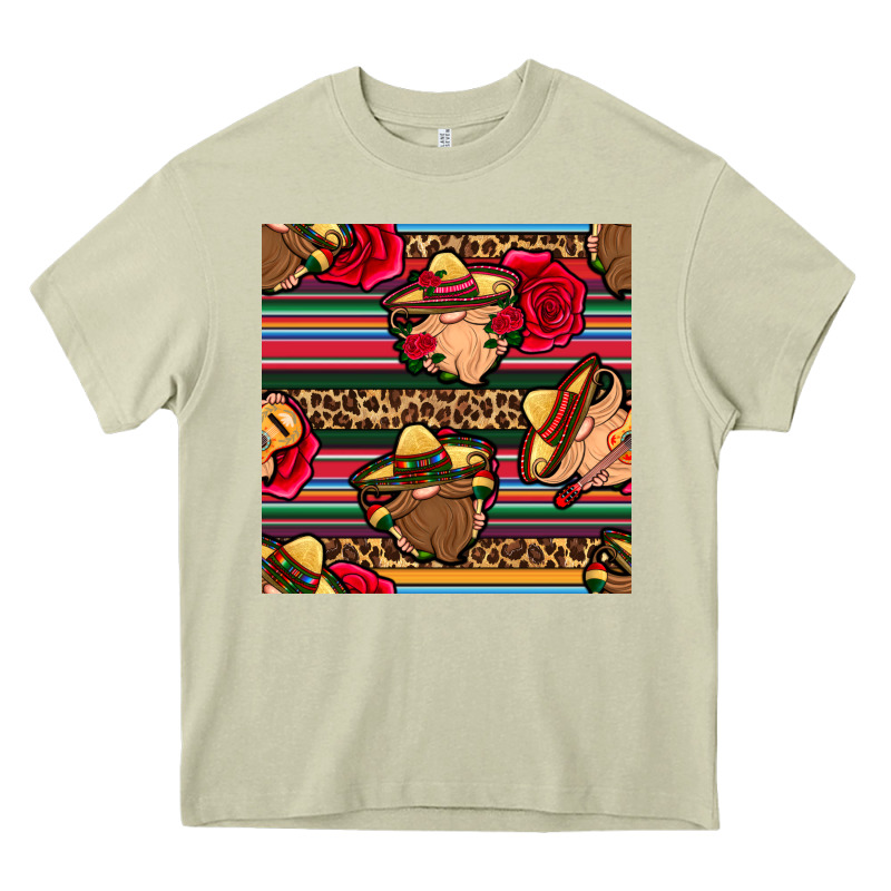 Mexican Gnomes Seamless Pattern Heavy Core Tee by BundleAndBundleShop | Teevron