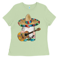 Matcha mexican gnomes guitar sombrero serape Ladies Tee - Artiststas