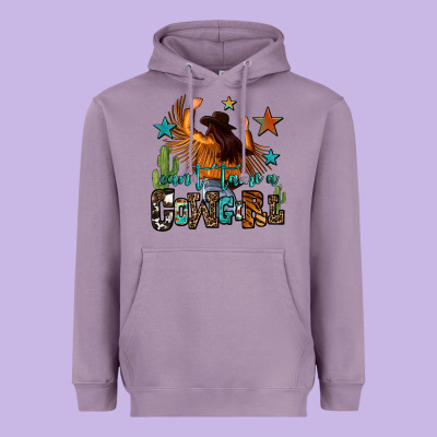 Can't Tame A Cowgirl Heavyweight Hoodie Designed By Oliviacreatesart