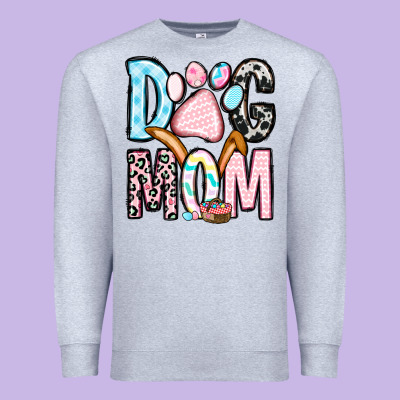 Easter Dog Mom Premium Sweatshirt Designed By Oliviacreatesart