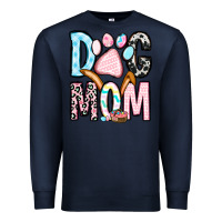 Navy Easter dog mom Premium Sweatshirt - OliviaCreatesArt