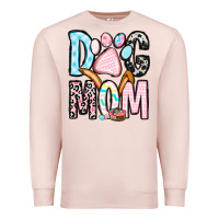 Pale Pink Easter dog mom Premium Sweatshirt - OliviaCreatesArt