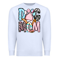 White Easter dog mom Premium Sweatshirt - OliviaCreatesArt