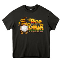 Asphalt western bee kind gnomes bee honey sunflowers leopard serape Heavy Core Tee - Artiststas