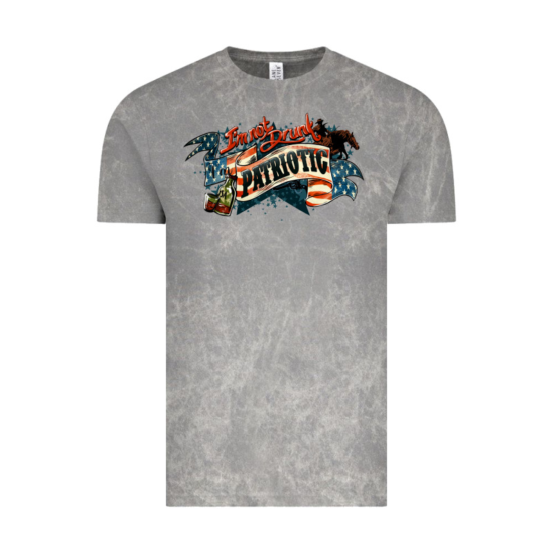 Patriotic Drunk America Vintage Tee by NancyCooperArtShop | Teevron