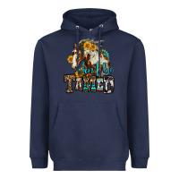 Navy can't be tamed horse Heavyweight Hoodie - OliviaCreatesArt