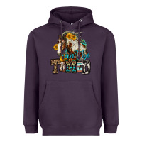 Plum can't be tamed horse Heavyweight Hoodie - OliviaCreatesArt