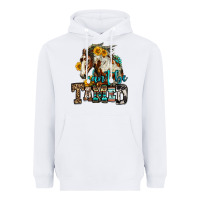 White can't be tamed horse Heavyweight Hoodie - OliviaCreatesArt