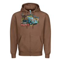 Chestnut Truck USA country road take me home 4th of july Zipper Hoodie - HowdyJamesFarm