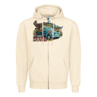 Sandshell Truck USA country road take me home 4th of july Zipper Hoodie - HowdyJamesFarm