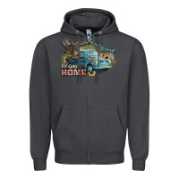 Smoke Truck USA country road take me home 4th of july Zipper Hoodie - HowdyJamesFarm