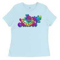 Baby Blue straight back to school Ladies Tee - JahusDesignShop