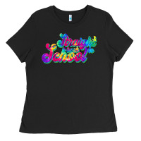 Black straight back to school Ladies Tee - JahusDesignShop