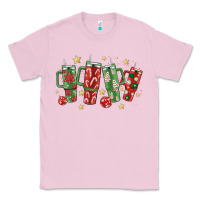 Bubblegum Pink Christmas cups Classic Tee - MaliasSmallBusiness