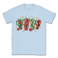 Dusty Blue Christmas cups Classic Tee - MaliasSmallBusiness