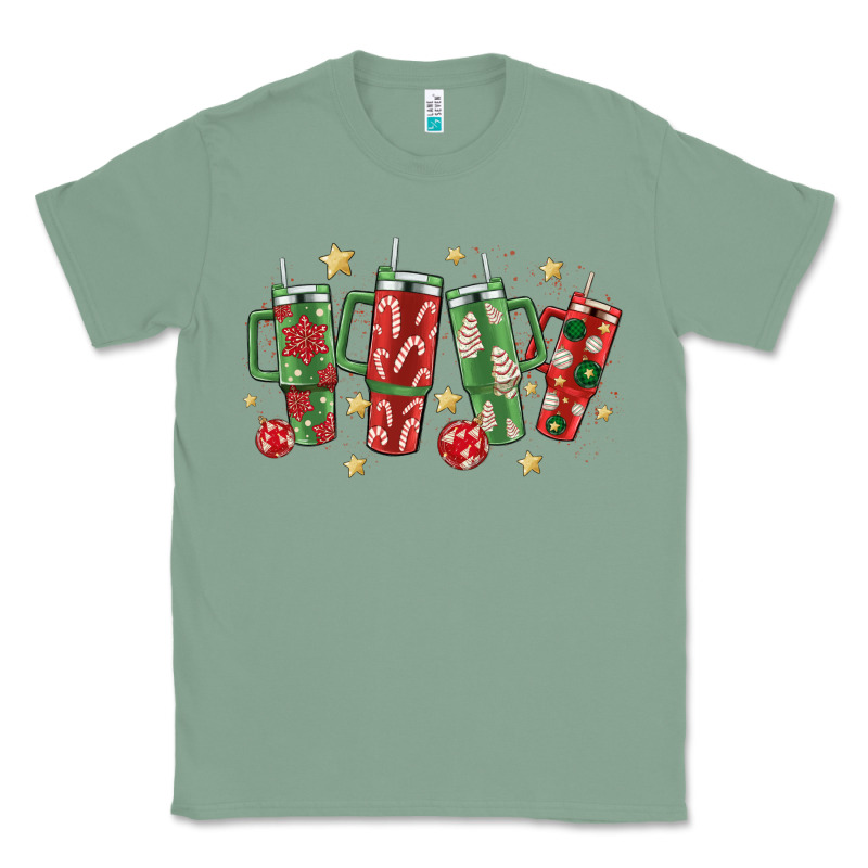 Christmas Cups Classic Tee by MaliasSmallBusiness | Teevron