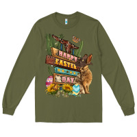 Army Green Easter Day rodeo Long Sleeve Tee - LillyAllenDesigns