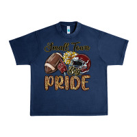 Navy small town big pride maroon yellow Urban Heavy Tee - MaliasSmallBusiness