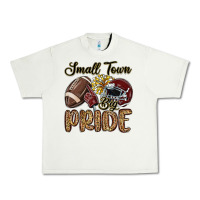 Pistachio small town big pride maroon yellow Urban Heavy Tee - MaliasSmallBusiness