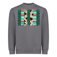 Storm leopard cowhide brush stroke Heavyweight Sweatshirt - Artiststas