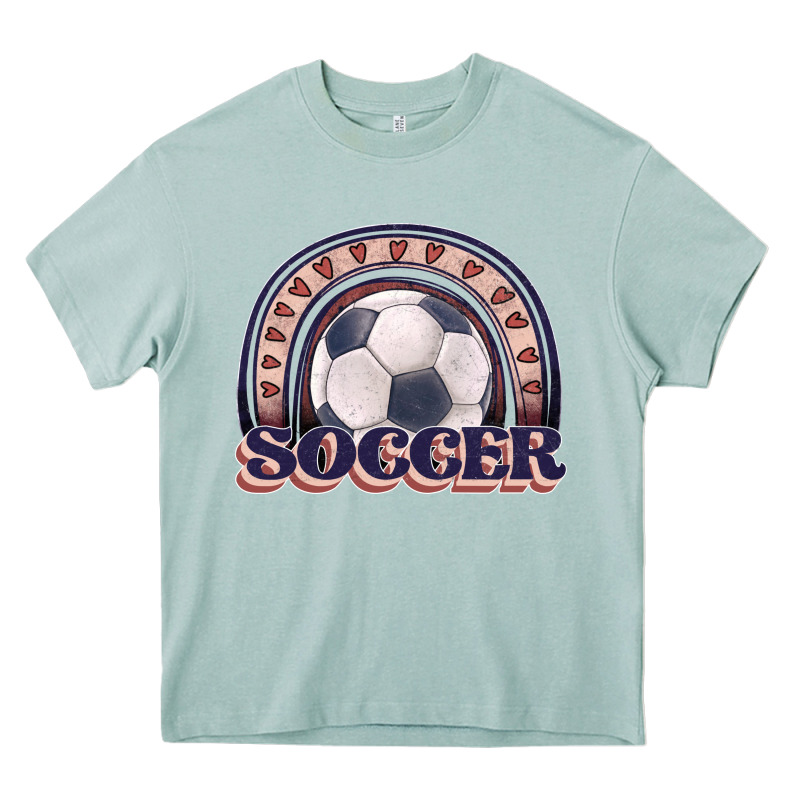 Soccer Rainbow Heavy Core Tee by JahusDesignShop | Teevron