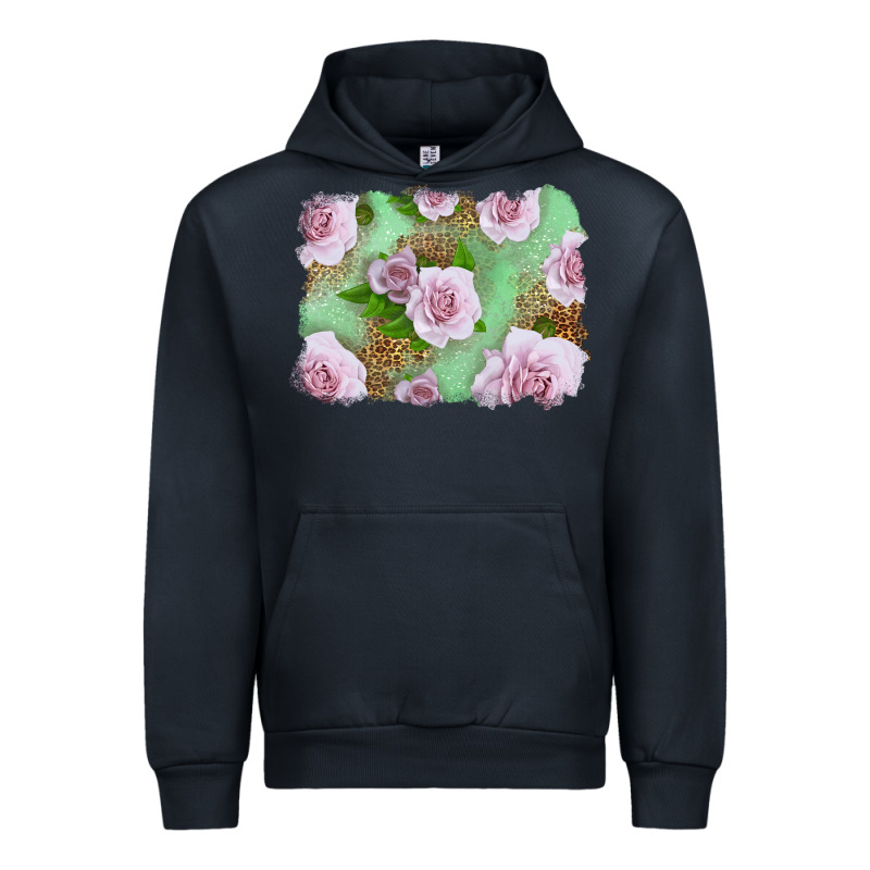 Pink Roses Background Urban Hoodie by LillyAllenDesigns | Teevron