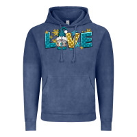 Vintage Denim love winter gnome Vintage Hoodie - NancyCooperArtShop