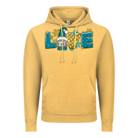 Vintage Mustard love winter gnome Vintage Hoodie - NancyCooperArtShop