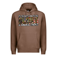 Chestnut Its the guts and its the glory 4th of july Premium Hoodie - CowGirlArtShop