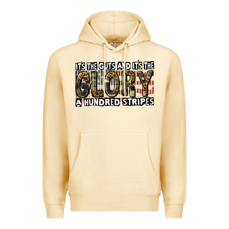 Its The Guts And Its The Glory 4th Of July Premium Hoodie by CowGirlArtShop | Teevron