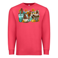 Cardinal horses coffee cups Premium Sweatshirt - OliviaCreatesArt