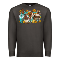 Smoke horses coffee cups Premium Sweatshirt - OliviaCreatesArt