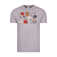 Vintage Zinc baseball mom Vintage Tee - MaliasSmallBusiness