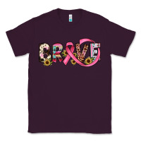 Plum brave cancer awareness ribbon Classic Tee - JahusDesignShop