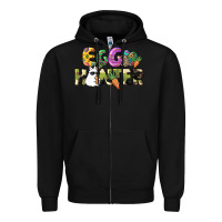 Black Egg hunter Easter Day Zipper Hoodie - HowdyJamesFarm