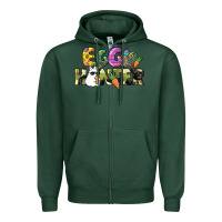 Sports Green Egg hunter Easter Day Zipper Hoodie - HowdyJamesFarm