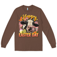 Chestnut Happy Easter Day Long Sleeve Tee - LillyAllenDesigns