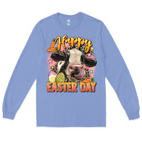 Colony Blue Happy Easter Day Long Sleeve Tee - LillyAllenDesigns