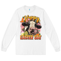 White Happy Easter Day Long Sleeve Tee - LillyAllenDesigns