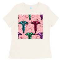 Bone Medicine Seamless Pattern Ladies Tee - BundleAndBundleShop