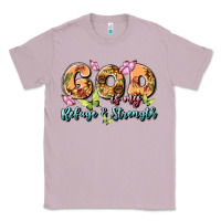 Lilac god is my refuge and strength Classic Tee - MaliasSmallBusiness