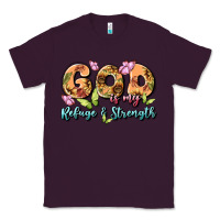 Plum god is my refuge and strength Classic Tee - MaliasSmallBusiness