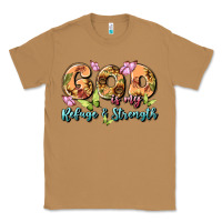 Toasted Coconut god is my refuge and strength Classic Tee - MaliasSmallBusiness