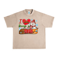 French Oak i love being a gigi Urban Heavy Tee - MaliasSmallBusiness