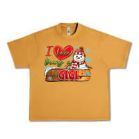 Peanut Butter i love being a gigi Urban Heavy Tee - MaliasSmallBusiness